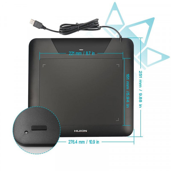 Фото - Графический планшет Huion 680S