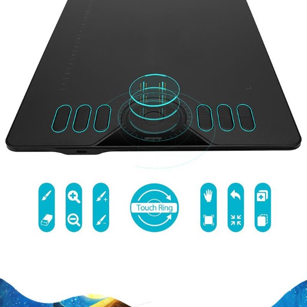 Фото - Графический планшет Huion HS610 + перчатка