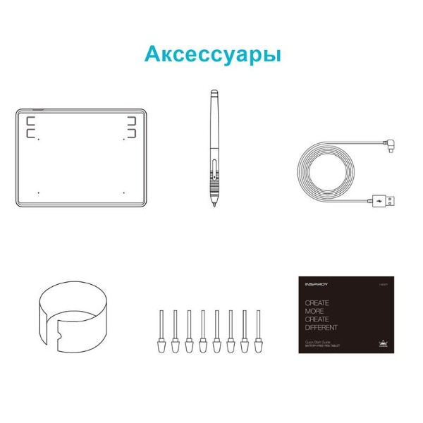 Фото - Уцінка - Графічний планшет Huion Inspiroy H430P