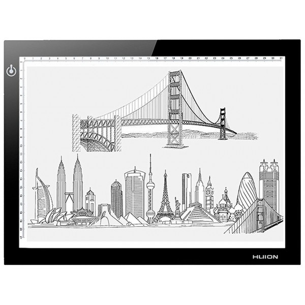 Фото - Уцінка - Графічний планшет Huion L4S + перчатка #