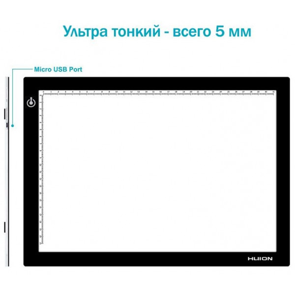 Фото - Уцінка - Графічний планшет Huion L4S + перчатка #