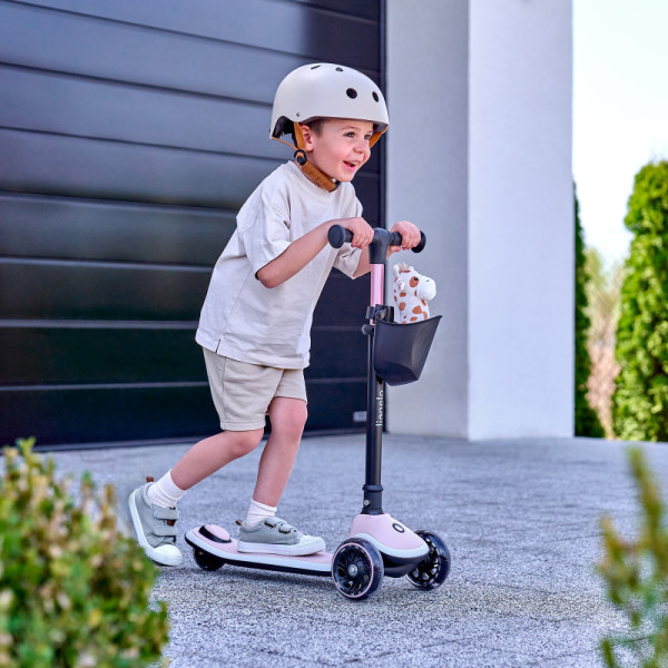 Фото - Трёхколёсный самокат Lionelo Mey Beige Sand