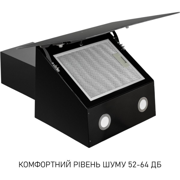 Фото - Витяжка декоративна Minola HVS 6812 BL 1200 LED