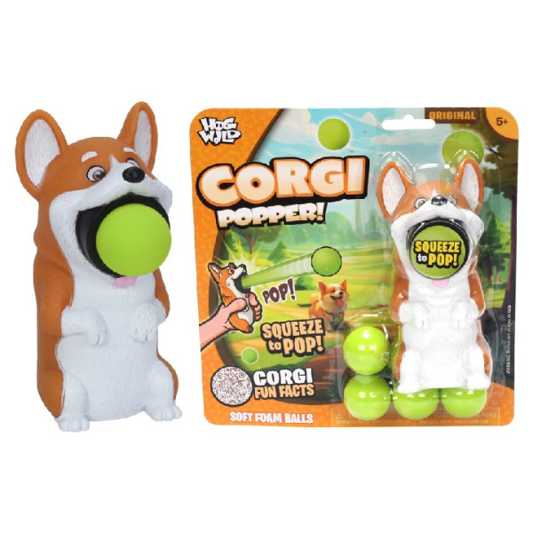 Фото - Антистрес іграшка HOGWILD Стріляюче звірятко Коргі (HW54301)