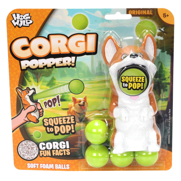 Фото - Антистрес іграшка HOGWILD Стріляюче звірятко Коргі (HW54301)
