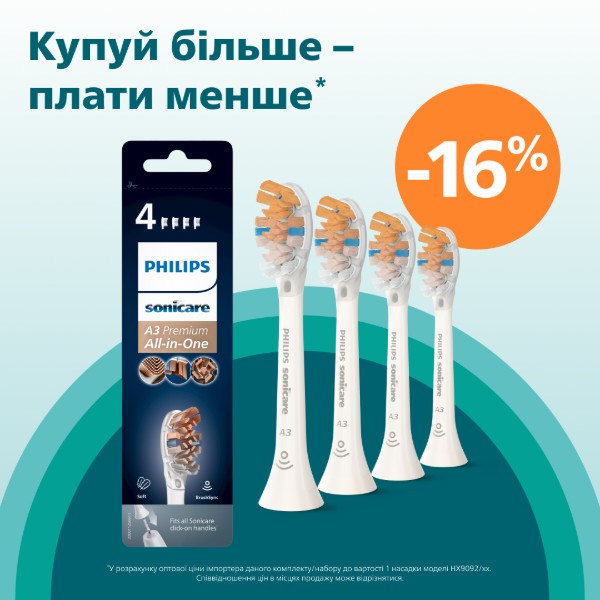 Фото - Насадка для зубної щітки Philips HX9044/17