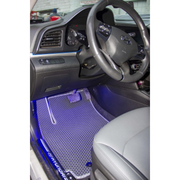 Фото - Коврики из экокожи в салон авто EVAtech ECO для Elantra (AD) (3 clips) Hyundai 2015-2020 6 поколение Sedan USA HY12404CV5KH3BBB