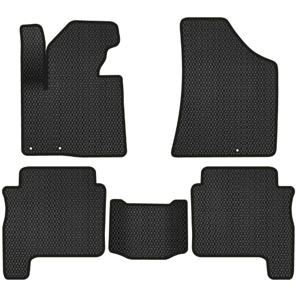Фото - EVA килимки в салон авто EVAtech для Santa FE (CM) Restyling (Floor Gas Pedal) 7 seats Hyundai 2010-2012 2 покоління SUV USA HY13947CV5KD3RBB