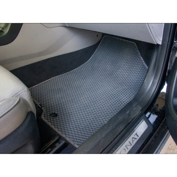 Фото - Килимки з екошкіри в салон авто EVAtech ECO для Sonata (LF) (5 clips) Hyundai 2014-2019 7 покоління Sedan USA (HY1510PGR4KH5BBB)