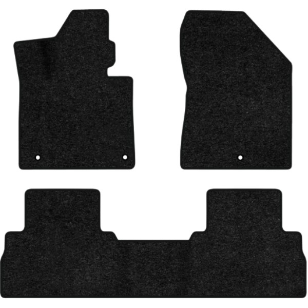 Фото - Коврики ворсовые в салон авто EVAtech Standard для Hyundai Santa FE (TM) 5 seats 2018-2020 4 поколение SUV EU черный кант HY23005ZE3KH3VEB