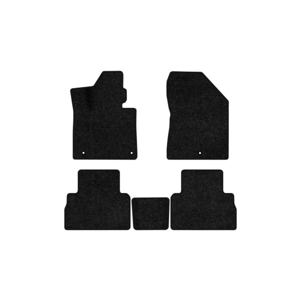 Фото - Килимки ворсові в салон авто EVAtech Standard для Hyundai Santa FE (TM) 5 seats 2018-2020 4 покоління SUV Korea чорний кант HY23821CE5KH3VEB