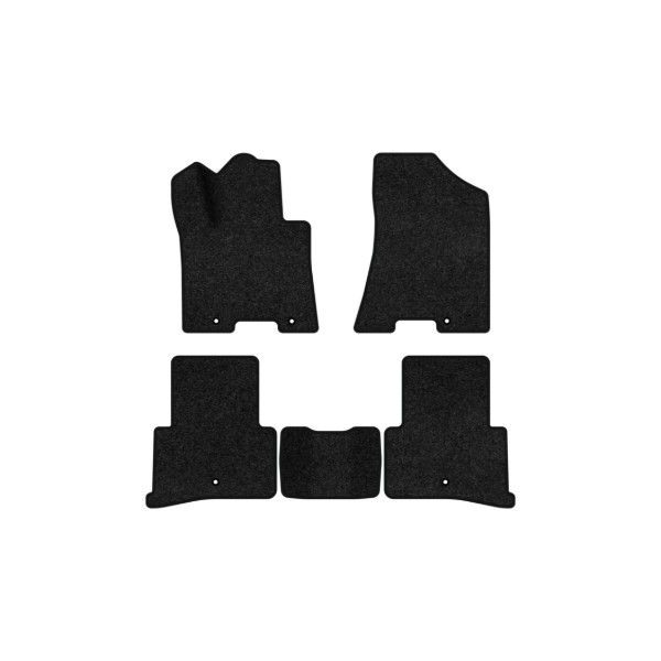 Фото - Коврики ворсовые в салон авто EVAtech Premium для Hyundai Tucson (Squib VL+VR) 2015-2021 3 поколение SUV USA черный кант HY31217CE5KH5VPB