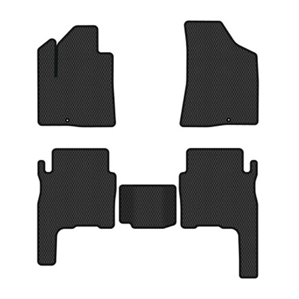 Фото - EVA килимки в салон авто EVAtech для Santa FE (CM) 7 seats Hyundai 2006-2010 2 покоління SUV EU HY32362CV5KD2RBB