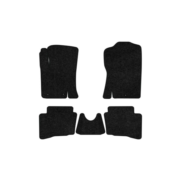 Фото - Килимки ворсові в салон авто EVAtech Standard для Hyundai i20 (PB) 5-doors (3 clips) 2008-2014 1 покоління Htb EU чорний кант HY32569C5LA3VEB