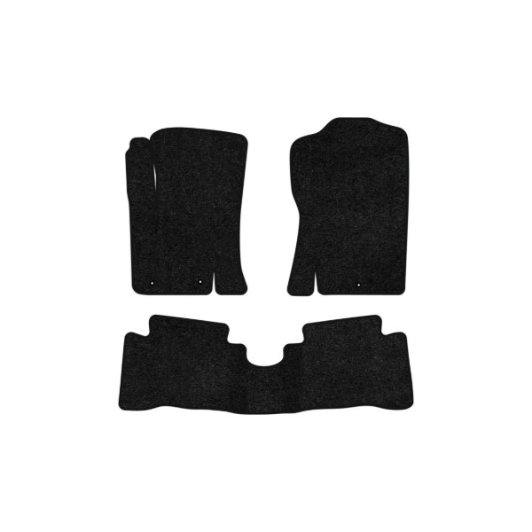 Фото - Килимки ворсові в салон авто EVAtech Standard для Hyundai i20 (PB) 5-doors (3 clips) 2008-2014 1 покоління Htb EU чорний кант HY32569Z3LA3VEB