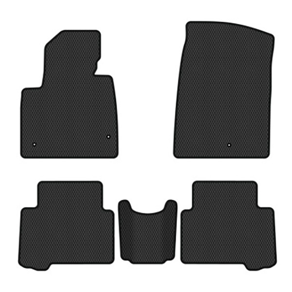 Фото - EVA коврики в салон авто EVAtech для Santa FE (DM) 5 seats Hyundai 2012-2017 3 поколение SUV EU HY3305CB5LA3RBB