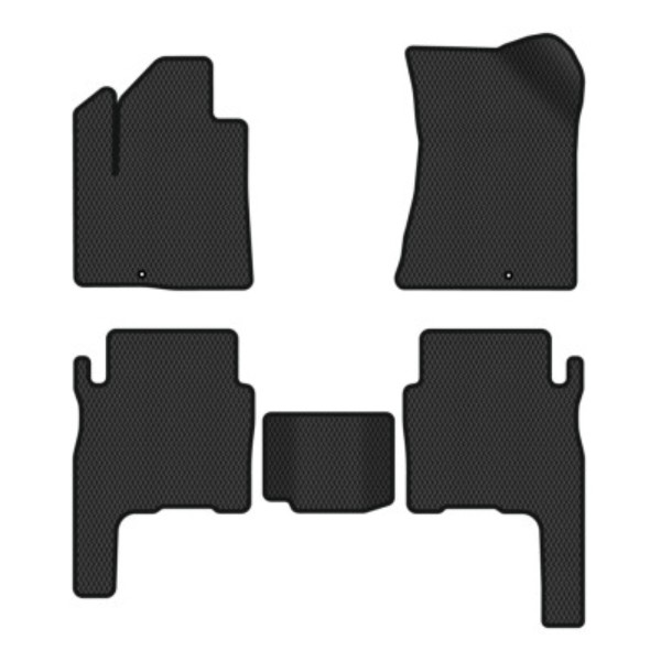 Фото - EVA коврики в салон авто EVAtech для Santa FE (CM) 5 seats Hyundai 2006-2010 2 поколение SUV EU HY33306C5KD2RGB