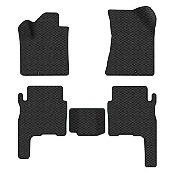 Фото - Килимки з екошкіри в салон авто EVAtech ECO для Santa FE (CM) 5 seats Hyundai 2006-2010 2 покоління SUV EU HY33306CD5KD2BBB