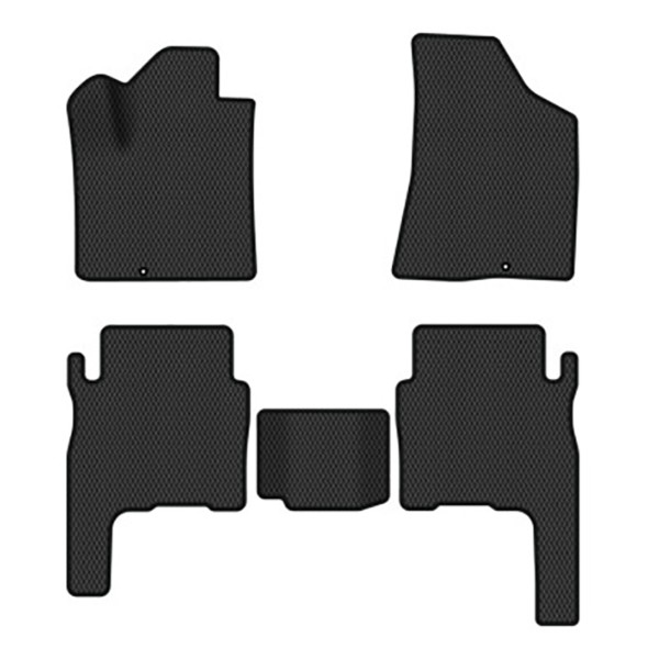 Фото - EVA килимки в салон авто EVAtech для Santa FE (CM) 5 seats Hyundai 2006-2010 2 покоління SUV EU HY33306CE5KD2KBB