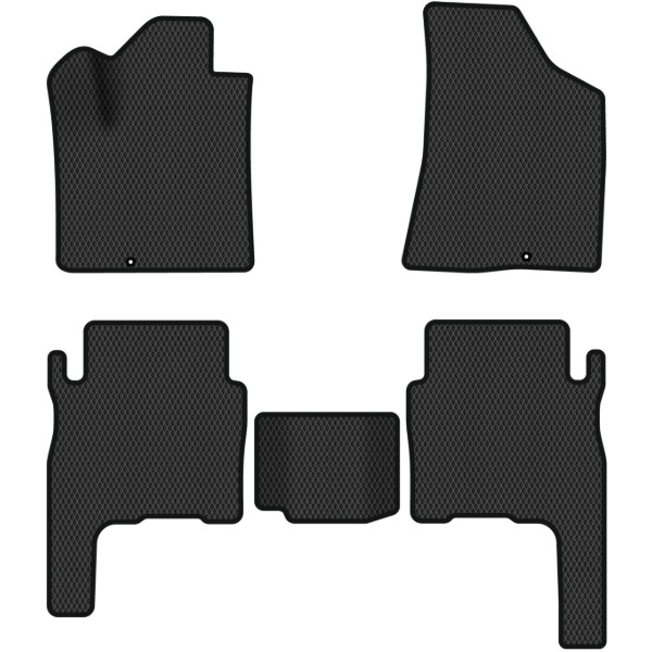 Фото - EVA килимки в салон авто EVAtech для Santa FE (CM) 5 seats Hyundai 2006-2010 2 покоління SUV EU HY33306CE5KD2RBB