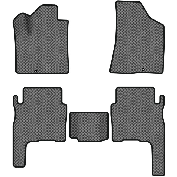 Фото - EVA килимки в салон авто EVAtech для Santa FE (CM) 5 seats Hyundai 2006-2010 2 покоління SUV EU HY33306CE5KD2RGB