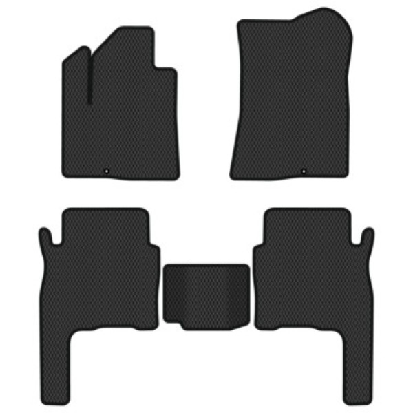 Фото - EVA коврики в салон авто EVAtech для Santa FE (CM) 7 seats Hyundai 2006-2010 2 поколение SUV Korea HY33307CLB5KD2RBB