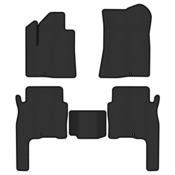 Фото - EVA коврики в салон авто EVAtech для Santa FE (CM) 5 seats Hyundai 2006-2010 2 поколение SUV Korea HY33308CLK5KD4RBB