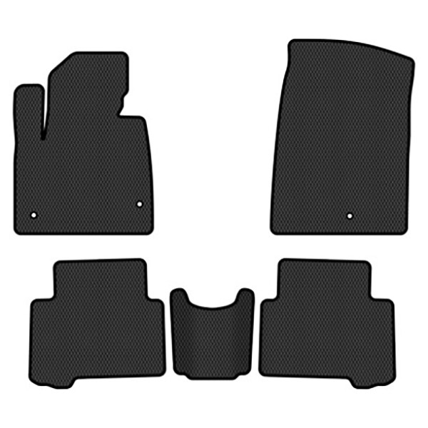 Фото - Килимки з екошкіри в салон авто EVAtech ECO для Santa FE (DM) 5 seats Hyundai 2012-2017 3 покоління SUV EU HY33415C5KH3BBB