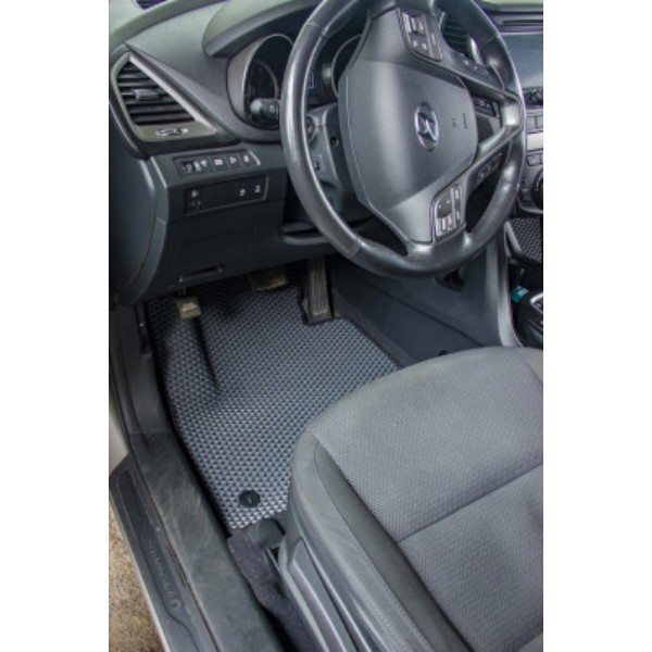 Фото - Килимки з екошкіри в салон авто EVAtech ECO для Santa FE (DM) 5 seats Hyundai 2012-2017 3 покоління SUV EU (HY33415ZD3KH3BBB)