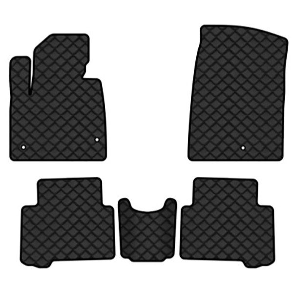 Фото - Килимки з екошкіри в салон авто EVAtech ECO для Santa FE (DM) 5 seats Hyundai 2012-2017 3 покоління SUV EU HY33415C5KH3BBB