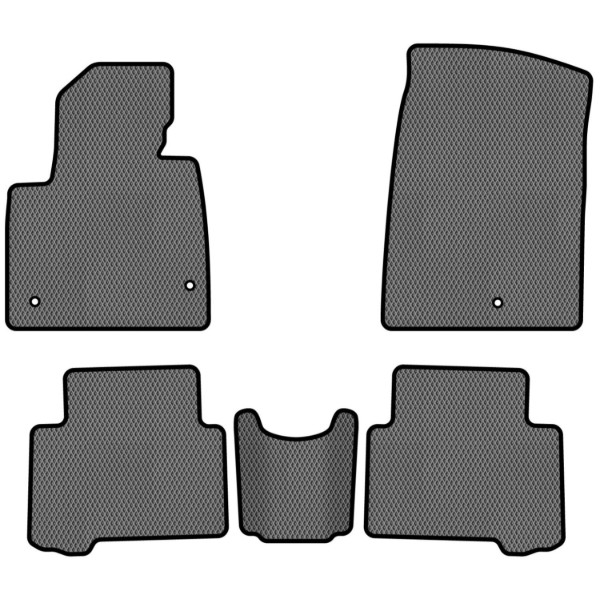 Фото - EVA килимки в салон авто EVAtech для Santa FE (DM) 5 seats Hyundai 2012-2017 3 покоління SUV EU HY33415CB5KH3RGB