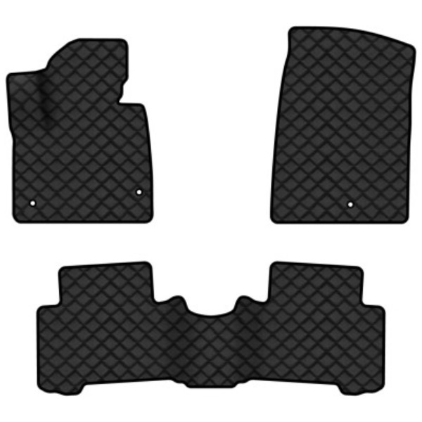Фото - Килимки з екошкіри в салон авто EVAtech ECO для Santa FE (DM) 5 seats Hyundai 2012-2017 3 покоління SUV EU (HY33415ZD3KH3BBB)