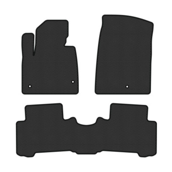 Фото - Килимки з екошкіри в салон авто EVAtech ECO для Santa FE (DM) 7 seats Hyundai 2012-2017 3 покоління SUV USA (HY34472Z3LA3BBB)