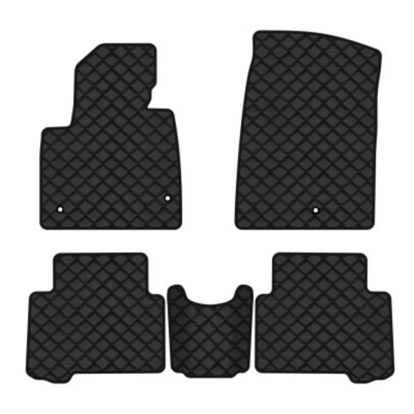 Фото - Килимки з екошкіри в салон авто EVAtech ECO для Santa FE (DM) 7 seats Hyundai 2012-2017 3 покоління SUV USA HY34472CB5LA3BBB