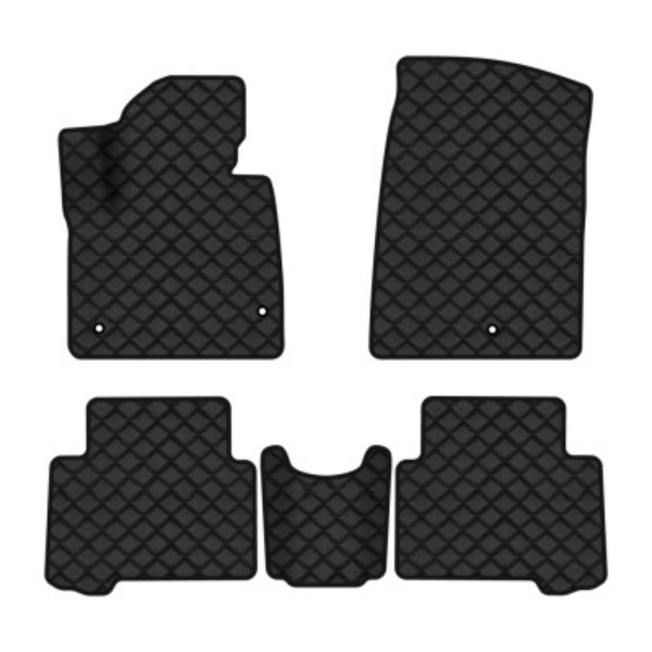 Фото - Килимки з екошкіри в салон авто EVAtech ECO для Santa FE (DM) 7 seats Hyundai 2012-2017 3 покоління SUV USA HY34472CD5LA3BBB