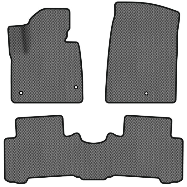 Фото - EVA коврики в салон авто EVAtech для Santa FE (DM) 7 seats Hyundai 2012-2017 3 поколение SUV USA HY34472ZD3LA3RGB