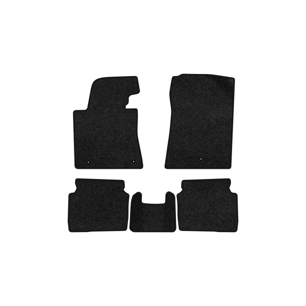 Фото - Коврики ворсовые в салон авто EVAtech Premium для Hyundai Elantra GT (MD) (Floor Gas Pedal) 2010-2015 5 поколение Htb USA черный кант HY42304CB5LA3VPB