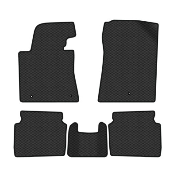 Фото - Килимки ворсові в салон авто EVAtech Standard для Hyundai Elantra GT (MD) (Floor Gas Pedal) 2010-2015 5 покоління Htb USA чорний кант HY42304CB5LA3VEB