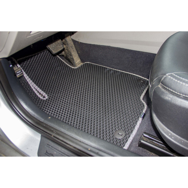 Фото - Коврики ворсовые в салон авто EVAtech Standard для Hyundai Sonata (LF) Hybrid 2014-2019 7 поколение Sedan USA черный кант HY43551AV2KH3VEB