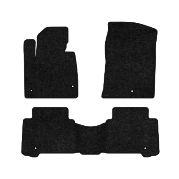 Фото - Коврики ворсовые в салон авто EVAtech Standard для Hyundai Grand Santa FE (NC) 6 seats 2012-2017 3 поколение SUV USA черный кант HY44366Z3KH5VEB