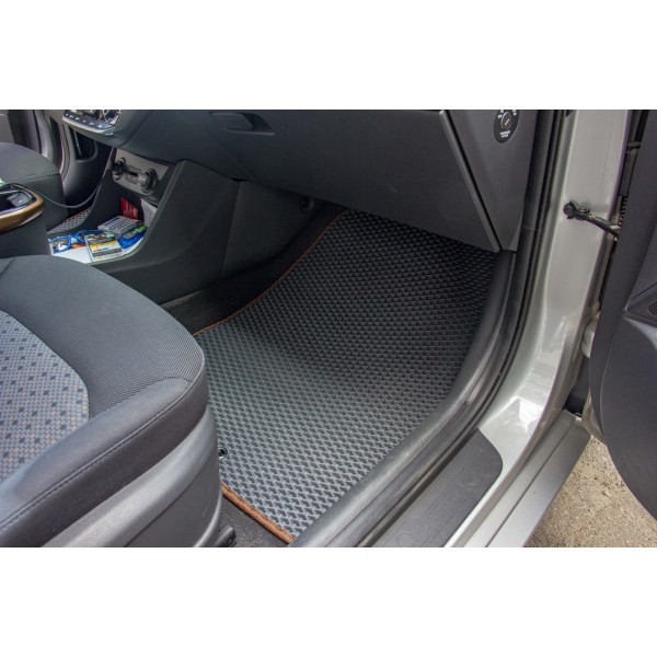 Фото - Коврики ворсовые в салон авто EVAtech Premium для Hyundai Ioniq Hybrid 2016 1 поколение Htb Korea черный кант HY43830C5LA5VPB