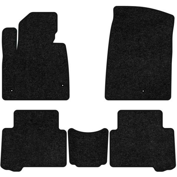 Фото - Килимки ворсові в салон авто EVAtech Standard для Hyundai Grand Santa FE (NC) 7 seats 2012-2017 3 покоління SUV EU чорний кант HY52584C5LA3VEB