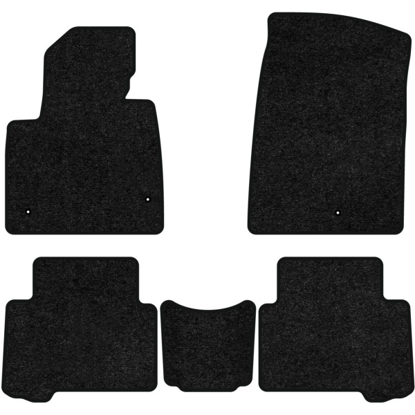 Фото - Коврики ворсовые в салон авто EVAtech Standard для Hyundai Grand Santa FE (NC) 7 seats 2012-2017 3 поколение SUV EU черный кант HY52584CB5LA3VEB