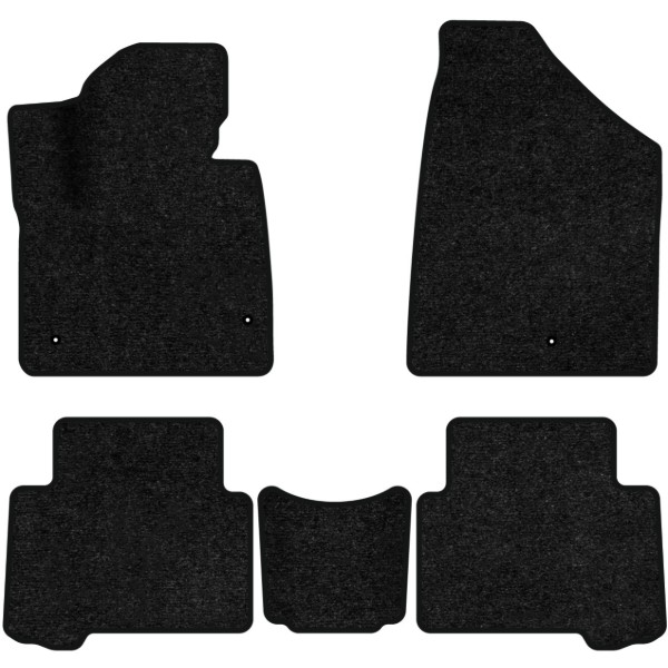 Фото - Килимки ворсові в салон авто EVAtech Standard для Hyundai Grand Santa FE (NC) 7 seats 2012-2017 3 покоління SUV EU чорний кант HY52584CE5LA3VEB