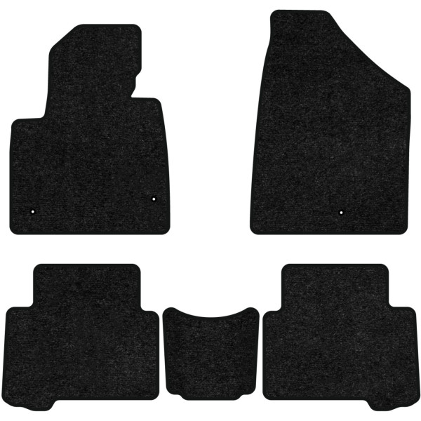 Фото - Коврики ворсовые в салон авто EVAtech Standard для Hyundai Grand Santa FE (NC) 7 seats 2012-2017 3 поколение SUV EU черный кант HY52584CG5LA3VEB