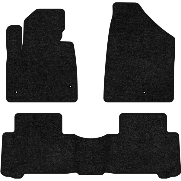 Фото - Килимки ворсові в салон авто EVAtech Standard для Hyundai Grand Santa FE (NC) 7 seats 2012-2017 3 покоління SUV EU чорний кант HY52584ZV3LA3VEB