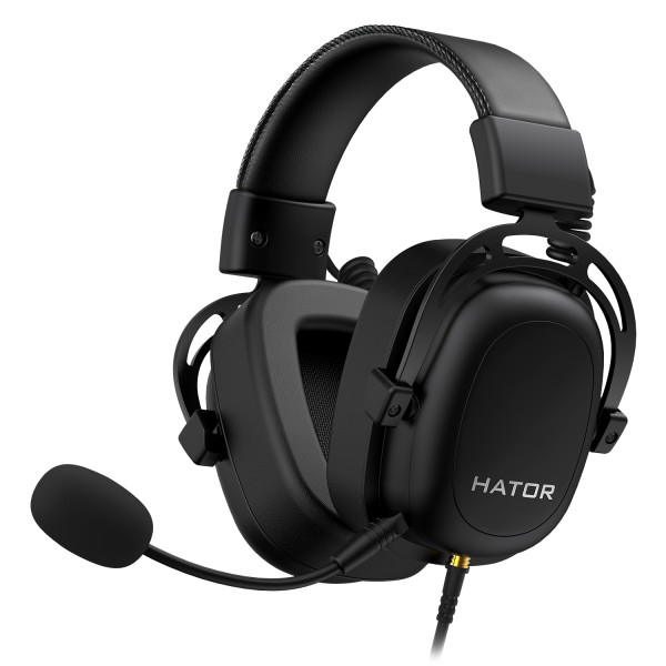 Фото - Гарнітура дротова ігрова Hator Hypergang 2 Black (HTA-910)