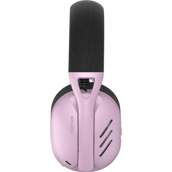Фото - Гарнітура бездротова ігрова Hator Hyperpunk 2 Wireless Tri-mode Black/Lilac (HTA-859)