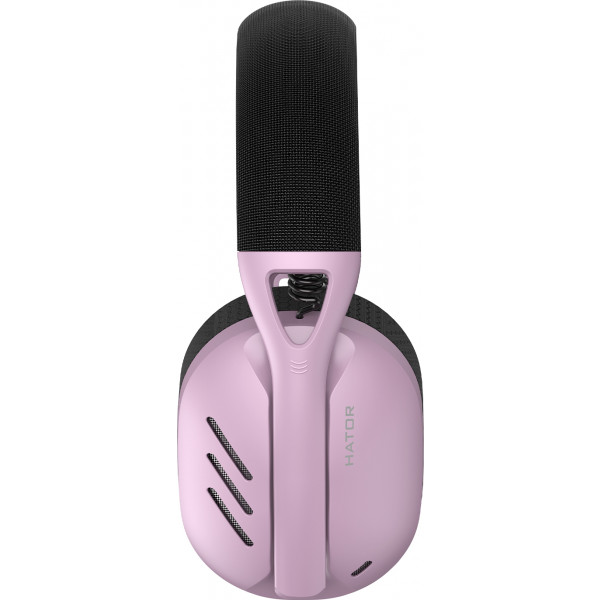 Фото - Гарнітура бездротова ігрова Hator Hyperpunk 2 Wireless Tri-mode Black/Lilac (HTA-859)