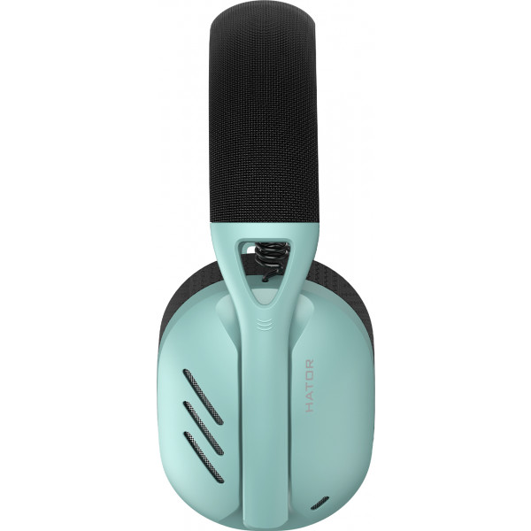 Фото - Гарнітура бездротова ігрова Hator Hyperpunk 2 Wireless Tri-mode Black/Mint (HTA-858)